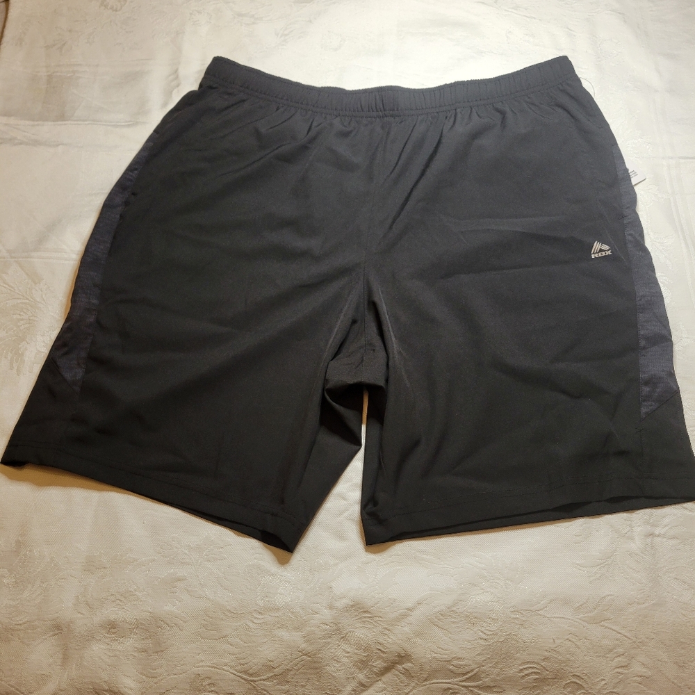 RBX Live Life Active Training Mesh Shorts Men’s XL  Inseam 9" Black NWT